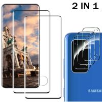 【ร้าน Penka 】 S20 S22 Samsung Galaxy กระจกนิรภัยสำหรับ S21พิเศษ S10 FE บวกเลนส์กล้องถ่ายรูปปกป้องหน้าจอฟิล์มสำหรับ Samsung Note 20 Ultra