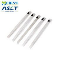 10PCS  4.6*100mm 4.6*200mm 4.6*300mm 4.6*400mm 4.6*500mm stainless steel metal cable tie 0.25m Multi-Purpose Locking Cable Ties Cable Management