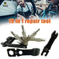 19in1 Repair Tool Kit for Bike Mountain Bicycle Cycling Multi-Function Mechanic Portable Lightweight Compact Design