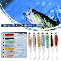 6Pcs Fishing Lure Set Accessories 80mm/2.2g Fishing Soft Lures Artificial Bait Saltwater Tackle Luya Bait Hollow Soft Fish BaitLures Baits