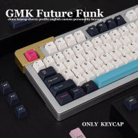 Gmk Future Funk ชุดใหญ่ Cherry Profile Pbt Keycap Dye-Sub ภาษาอังกฤษ Custom Personality Keycaps สำหรับคีย์บอร์ดเชิงกล 61/64/68-ttlg4809