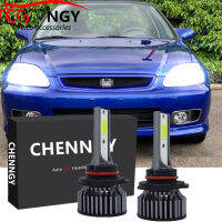 สำหรับ Honda Civic 1992-2003 (ไฟหน้า)-2Pc CHENNGY LED สีขาว6000K หลอดไฟไฟหน้า Kit