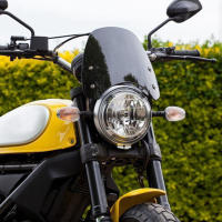 Talage PC Windshield Wind Deflector Guard Shield For DUCATI SCRAMBLER 16+ Black