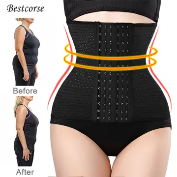 Bestcorse Full Shaper Body Shaper With Zipper Crotch Strong High Compression  Garment Operation Faja Post Surgery Shapewear Bodysuit Women Postpartum  Corset Belly Waist Trimmer Tummy And Butt Lifter Slimming Girdle Plus Size
