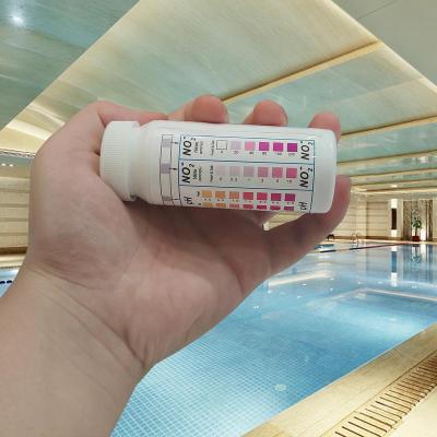 Pool Spa Test Strips Multipurpose Chlorine PH Test Strips 5 In 1 Hot Tub Swimming Pool Aquariums Water Testing Cleaning Agent Inspection Tools