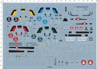 196 VF-1S A MC03 Macross Model Kit Water Decal