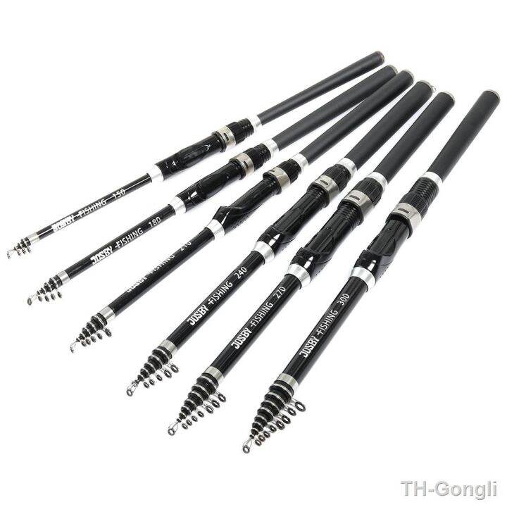 hot-josby-telescopic-spinning-fishing-rod-frp-carp-feeder-sea-pole-1-5m-1-8m-2-1m-2-4m-2-7m-3-0m