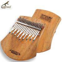 GECKO 17คีย์เปียโน Kalimba Thumb นิ้ว,Mbira Sanza Camphorwood คีย์บอร์ดเพอร์คัชชันเครื่องดนตรี K17CAS K17NOTE