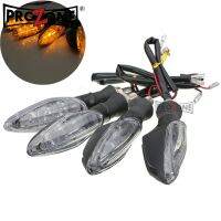 2PCS Universal 12V Flashing Turn Signals Motorcycle LED Lights Rear Blinker Indicator Tail Light For Cafe Racer Honda BMW YamahaSignal Light Assemblie