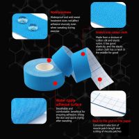 Cotton Knee Pads Support Tape Self-Adhesive Sport Recovery Strapping Pain Relief Portable Breathable Waterproof for Gym Fitness