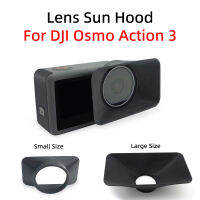 สำหรับ DJI Osmo Action กล้องเลนส์ Sun Hood Shade กีฬากล้อง Anti Glare Sun Shade เลนส์ป้องกัน Shield Cap อุปกรณ์เสริม