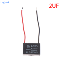 ?【Lowest price】Legend CBB61 V 1uF ~ 12uF Terminal พัดลมเพดานมอเตอร์ทำงานสี่เหลี่ยมผืนผ้าเริ่มต้น Capacitor