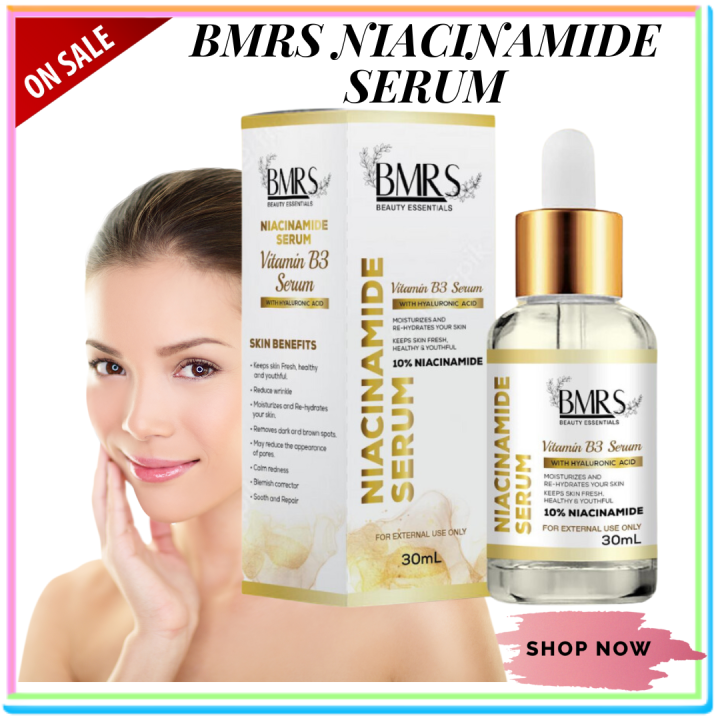 ORIGINAL BMRS NIACINAMIDE SERUM Vitamin B3 Serum with Hyaluronic Acid