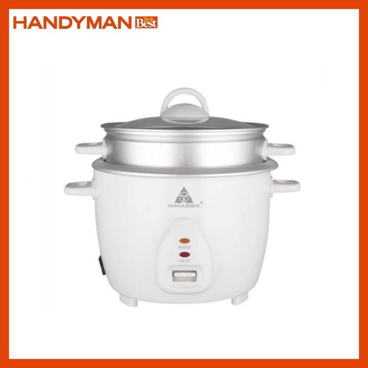 Hanabishi Rice Cooker 5cups, White (HHRC10) Lazada PH