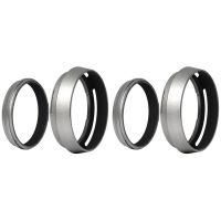 2X Filter Adapter Ring + Aluminum Metal Lens Hood for FinePix X100 Replace LH-X100 LF91