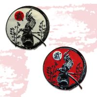 【YF】▨❡  SAMURAI WARRIOR Embroidery Patches Morale Japan KanJi Iron on Appliques Code Loyalty Decorate