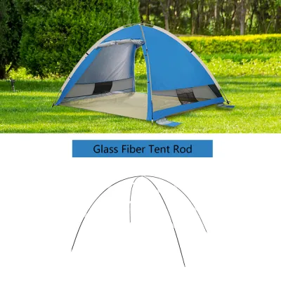Tent เต้นท์แคมปิ้ง เต้นท์แคม เต็นท์ Rod Glass Fiber Replacement Camping Tent เต้นท์แคมปิ้ง เต้นท์แคม เต็นท์ Pole Kit Collapsible Tent เต้นท์แคมปิ้ง เต้นท์แคม เต็นท์ Rod