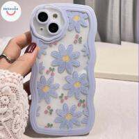 -พร้อมส่งในไทย-เคสซิลิโคนกันกล้องลายดอกไม้ฟ้าเชอรรี่หยัก TPU นิ่ม ใช้สำหรับ07/8/11/12/13/14ทุกรุ่น #1024