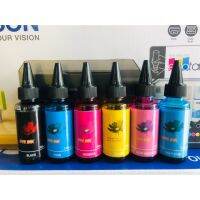 หมึกเติม epson ขนาด 100 ml  มี 4 สี และ 6 สี เติมได้ทุกรุ่น หมึกราคาโปร ราคพิเศา