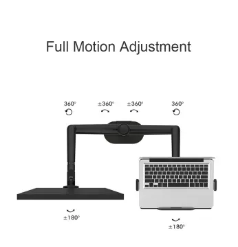 Ol-2 Aluminum Height Adjust 17-32 Inch Dual Screen Monitor Holder