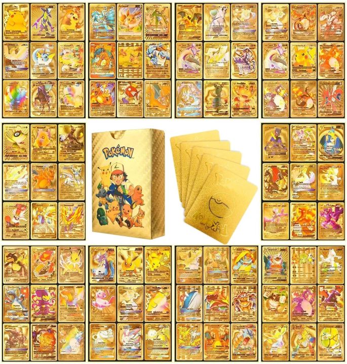 27-54ชิ้น-ชุดการ์ดโปเกมอนโลหะ-vmax-gx-การ์ดพลังงาน-charizard-pikachu-ของขวัญที่เป็นของเล่นเด็กบัตรผู้ฝึกอบรมที่หายาก