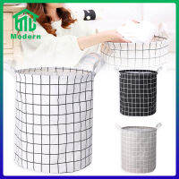 Modern Laundry Basket ตะกร้าผ้า ขนาดใหญ่ ของใช้ในบ้าน ห้องนอน ตะกร้าใส่ผ้า แบบพับเก็บได้ 33 * 43cm ตระกร้าผ้า