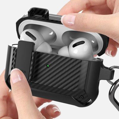 Luxury TPU+PC Switch Earphone Case Box For Apple Airpods Pro 1 2 3 Shockproof Cover Air pods Pro 2 3 Accessories Keychain