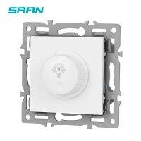 SRAN EU Standard Dimmer Switch Brightness Controller For Lights 220v LED Dimmable Wall switch For SRAN F Series panels Power Points  Switches Savers