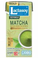 แลคตาซอย ชาเขียว Gold Series Matcha Gree Tea Soymilk UHT 180ml [แพ็ค 3 กล่อง]