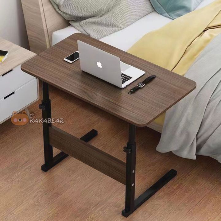 โต๊ะคอมข้างเตียง-โต๊ะคอมพิวเตอร์แบบยืด-โต๊ะวางโน้ตบุ๊ก-โต๊ะวางของอเนกประสงค์-เครื่อนย้ายได้-ได้-ประหยัดพื้นที่สำนั