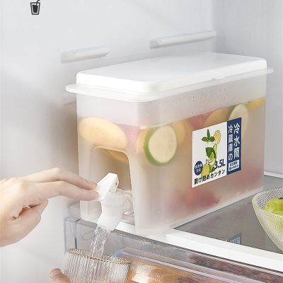 hot【DT】 3.5L Large Refrigerator Cold Kettle With Faucet Bottle Beverage Dispenser Drinkware Jug