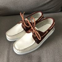 Korean version of retro leather handmade shoes foreign trade shoes Japanese and Korean trendy shoes British driver shoes P.SEBAGO sailing shoes shoes