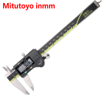 Mitutoyo Inmm เครื่องมืออิเล็กทรอนิกส์ LCD Digital Dial Vernier Caliper 500-193-20 150มม. 200มม. 300มม. สแตนเลสวัดไม้บรรทัดมือ