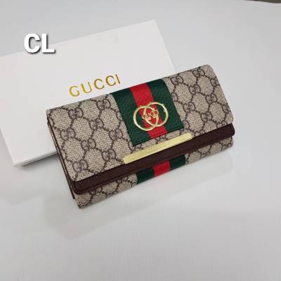 กระเป๋าสตางค์กุชชี่ Gucci กระเป๋าเงิน GG ใบยาว !!!! สินค้าขายดี !!!!