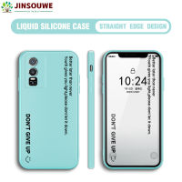 Jinsouwe เคสโทรศัพท์เซลล์สำหรับ Vivo Y76 5G เคสโทรศัพท์ Vivoy76 Vivoy765g สำหรับแท็กสโลแกนการ์ตูนเด็กหญิงเด็กชายเคสป้องกันกล้องซิลิโคน