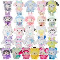 Sanrio การ์ตูน Kawali Kuromi Hello Kitty My Melody Cinnamoroll ของเล่นตุ๊กตาตุ๊กตามืออ่อนสำหรับวันเกิดสำหรับเด็กของขวัญ