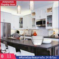 FOXNOVO 5 ชิ้นชามสลัดทิ้งพลาสติกใสสแควร์ชามเก็บขนมสำหรับห้องครัวหน้าแรก (70ml)