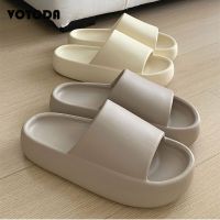 Unisex Summer EVA Sneaker Slippers Fashion Outdoor Casual Beach Sandals for Women Flat Antiskid Platform Slides Men Flip Flops House Slippers