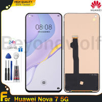 Beyondwolf Huawei Nova หน้าจอ LCD สำหรับ TFT 6.53นิ้ว7 5G หน้าจอสัมผัส Lcd หน้าจอดิจิตอล JEF-AN00 JEF-NX9 JEF-AN20ประกอบกับเครื่องมือ