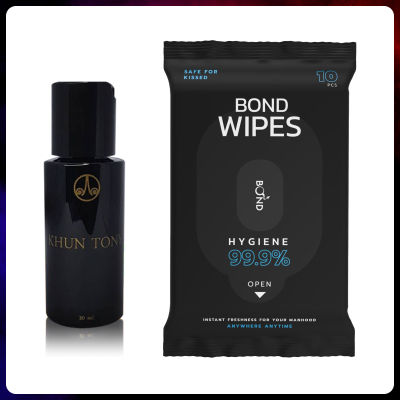 คุณโทนี่ น้ำมันนวดคุณโทนี่  (แท้100%) นวดเฉพาจุดท่านชาย + BOND Wipes 1 ซอง บรรจุ 10 แผ่น ผ้าเช็ดฉุกเฉิน สูตรธรรมชาติ HYGINE 99.9%