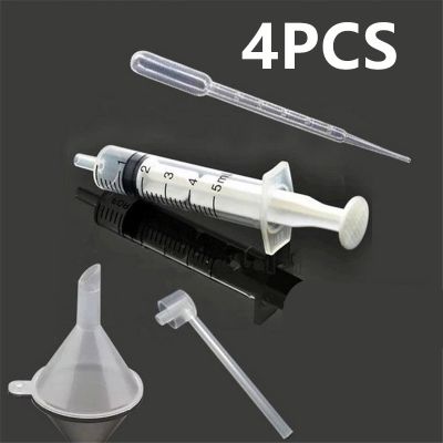 【YF】✔  4pcs/set Plastic Perfume Refill Tools Set Diffuser Syringe Dropper Funnel Spray Dispensing Required 2