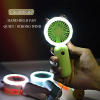 Handheld Fans USB Charging Lazy Fan Desktop Mini Fan Portable Dormitory Home Gift Student Outdoor Travel Three Speed Mini Fan