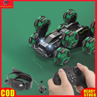 LeadingStar toy new Eight Wheel Stunt Car Light Spray Gesture Induction Dual Control Remote Control Car Off-road Climbing Deformation Toy