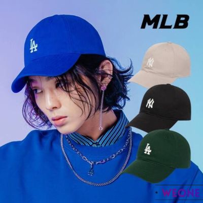 Mlb หมวกแก๊ป ลาย Rookie Ball สีฟ้า สีเบจ สีดํา สีเขียว สําหรับผู้ชาย และผู้หญิง