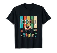 Rockabilly 1950S Kaus Antik Retro Kaus Baru Pria Untuk Kaus Atasan Pria Lengan Pendek Cetak 3D S-4XL-5XL-6XL