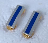 tomwang2012. PAIR U.S. NAVY coast guard chief warrant OFFICER 5 (CW5) BRITE PIN ON RANK INSIGNIA BADGE