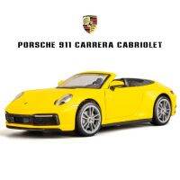 Msz 1:32พอร์ช911 Carrera Cabriolet โมเดลรถอัลลอยเสียงเบา Diecast รถลากโลหะของเล่นเด็กคอลเลกชัน