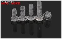 500PCS/Lot M3x3 M3X4 M3X5 M3X6 M3X8 M3X10 M3X20- M3X30 Acrylic Screw transparent PC material screw clear plastic bolt fastener