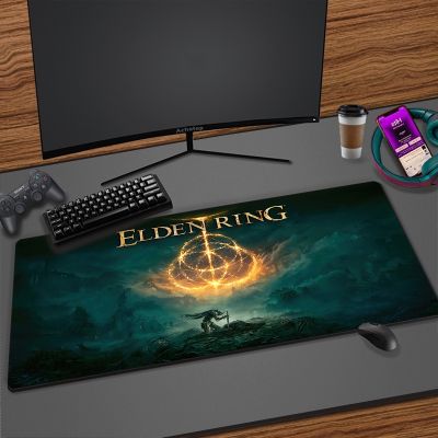 Gaming Elden Ring Gaming Mouse Pad เครื่องเกมคอนโซล HD XXL Custom Keyboard Pad Table Pad แล็ปท็อปนุ่มลื่นเมาส์สำนักงานยางธรรมชาติ