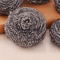 2018 New Arrival 6pcs Stainless Steel Wool Kitchen Tableware Pot Pan Dish Clean Heavy Duty New Cleaner Cleaning Ball Sponges Scourers Cloths